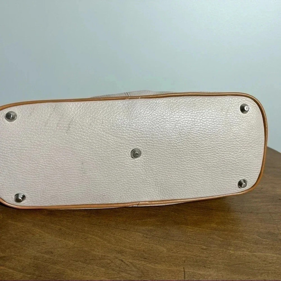 Valentina Italia Taupe and Saddle Leather Bag - Picture 5 of 12